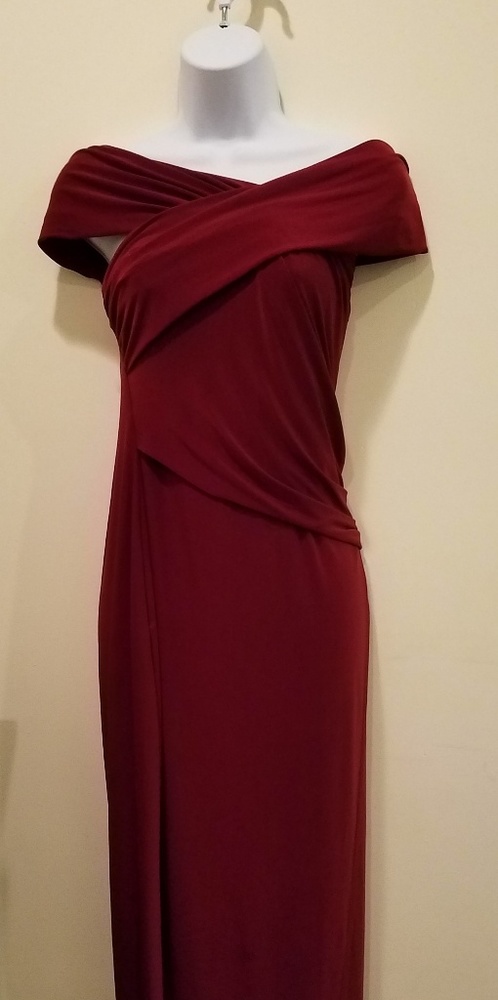 Burgundy FTF Dress